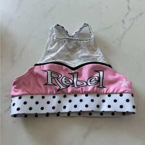 Rebel Polka Dot top Youth L